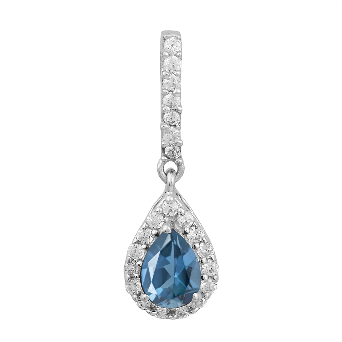Tear Drop Pear Multi Choice Gemstone Pendant