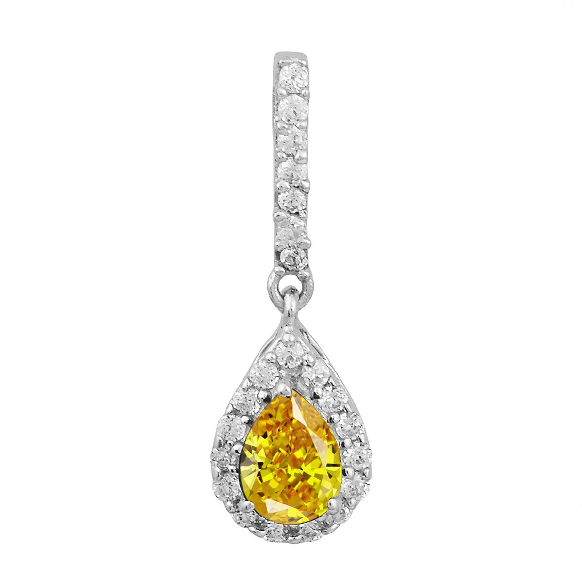 Tear Drop Pear Multi Choice Gemstone Pendant