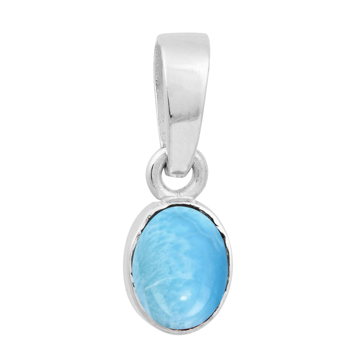 Multi Stone Oval Amethyst Pendant – Sterling Silver
