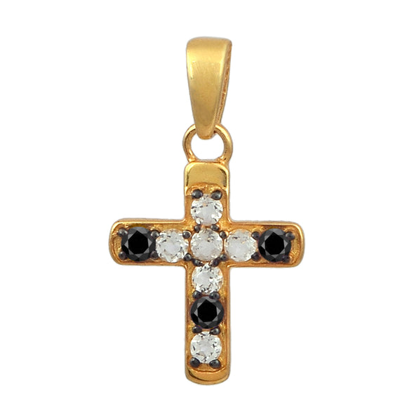 Vintage Cross Multi Choice Gemstone Pendant