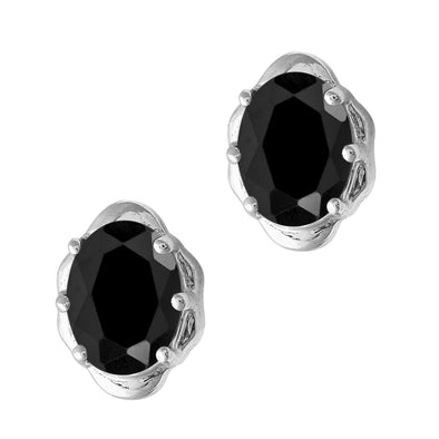 Oval Shape Multi Choice Gemstone 925 Sterling Silver Earring