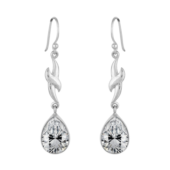 Pear Shape Multi Choice Gemstone Dangle 925 Sterling Silver Earring