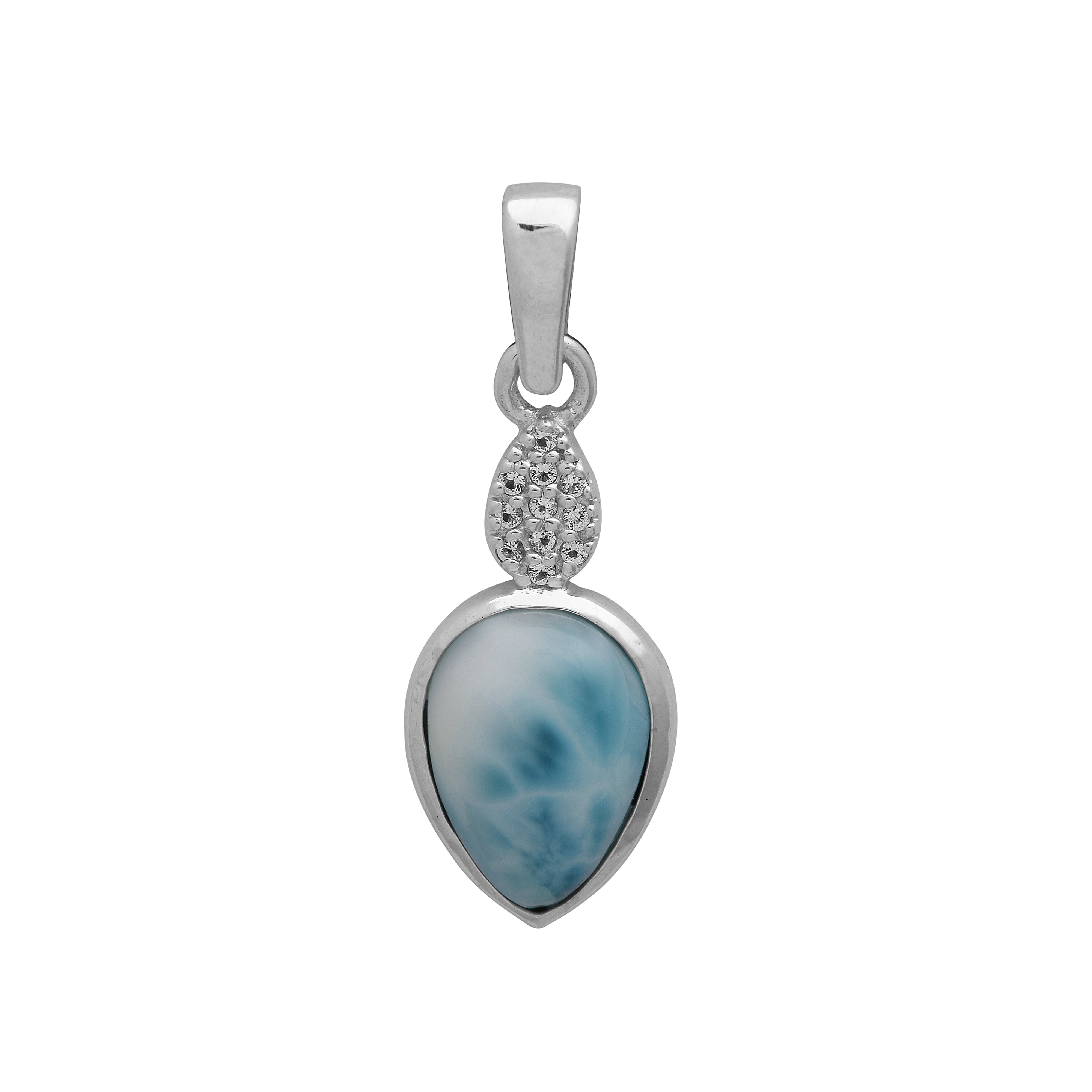 Larimar Drop Pendant