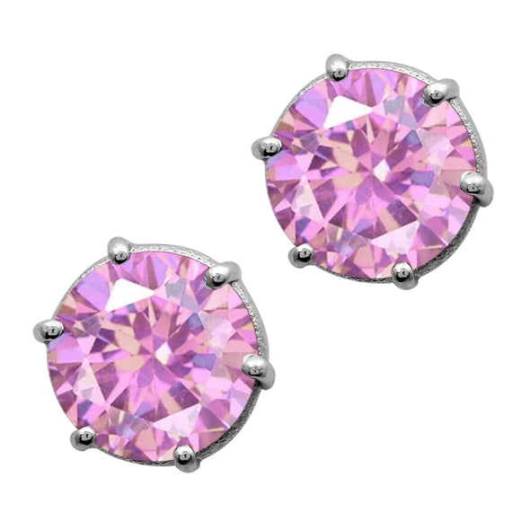 6-Prong Multi Choice Gemstone 925 Sterling Silver Earring