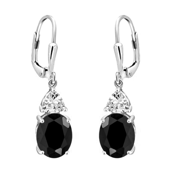 Solitaire Accents Multi Choice Gemstone 925 Sterling Silver Earring