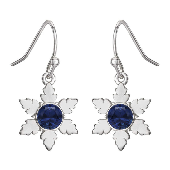 Floral Style Multi Choice Gemstone 925 Sterling Silver Earring