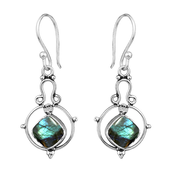 Classic Multi Choice Gemstone 925 Sterling Silver Earring