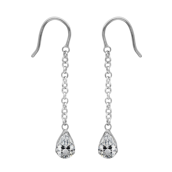 Cluster Pear Multi Choice Gemstone 925 Sterling Silver Earring