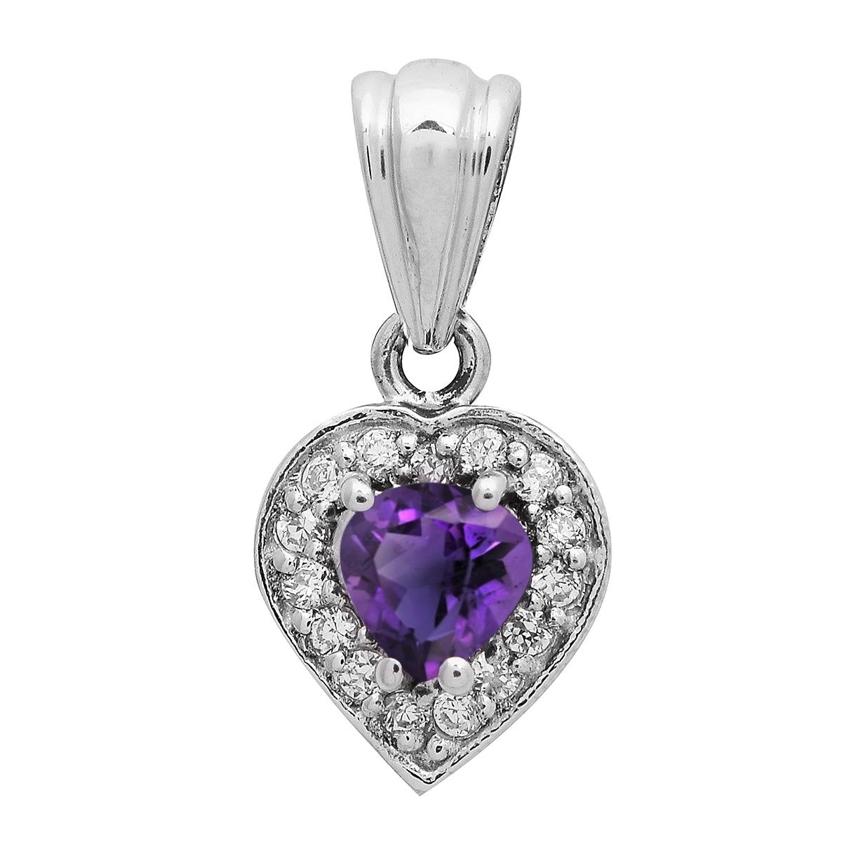 Valentine Gift Heart Multi Choice Gemstone Pendant