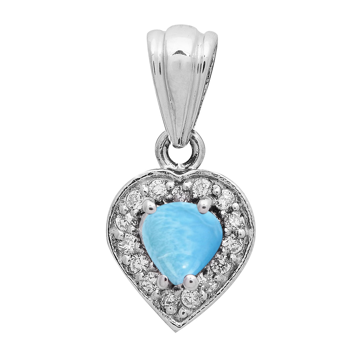 Valentine Gift Heart Multi Choice Gemstone Pendant
