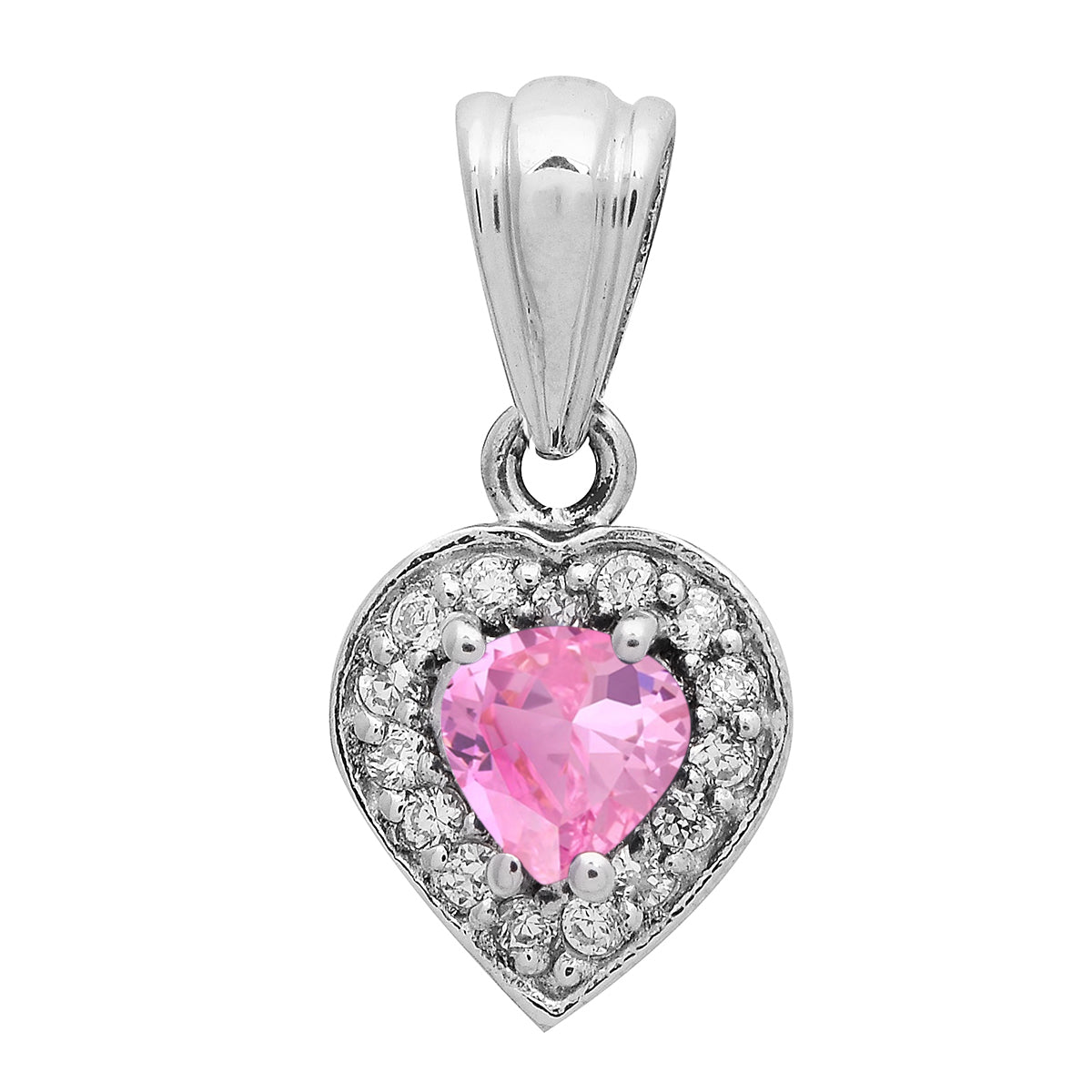 Valentine Gift Heart Multi Choice Gemstone Pendant