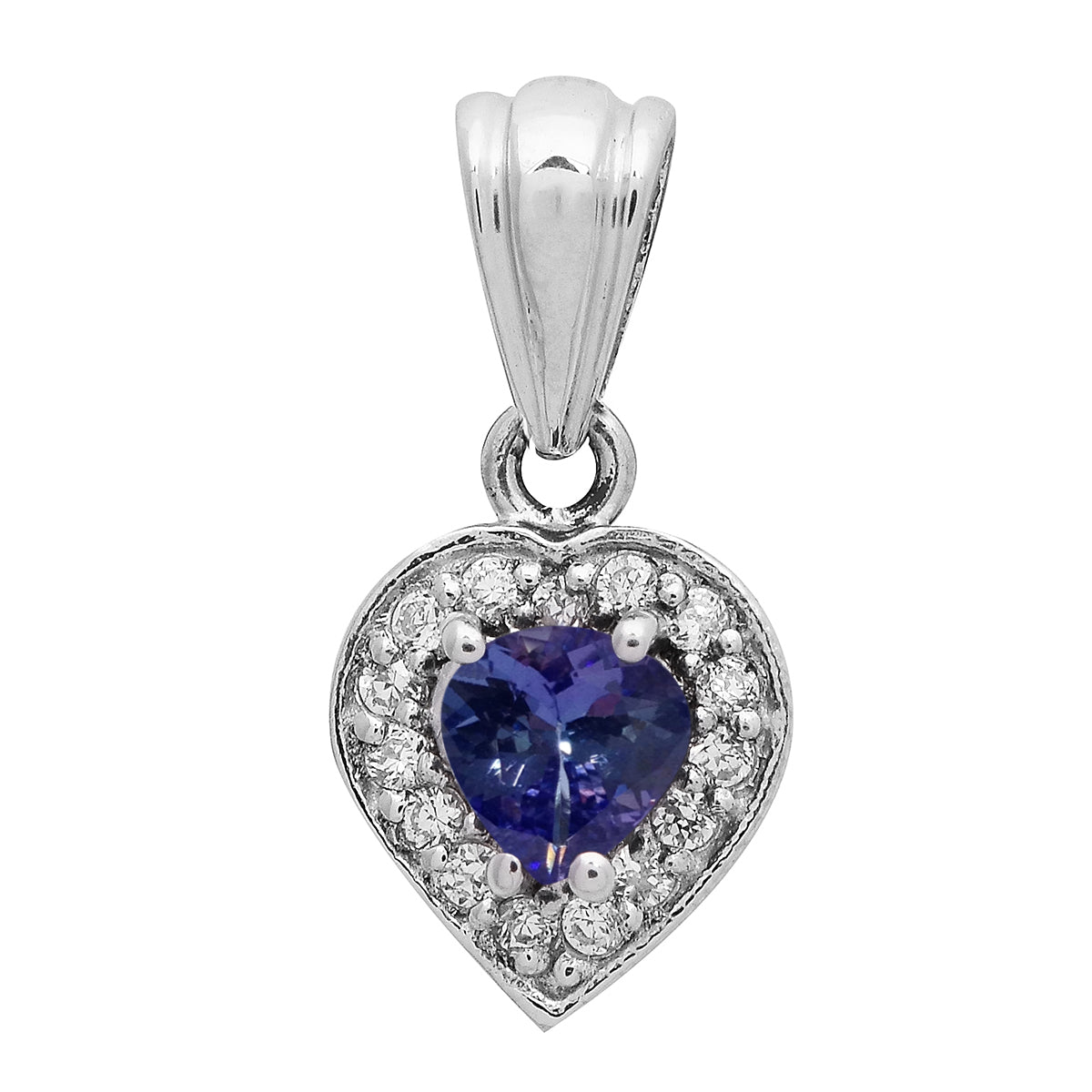 Valentine Gift Heart Multi Choice Gemstone Pendant