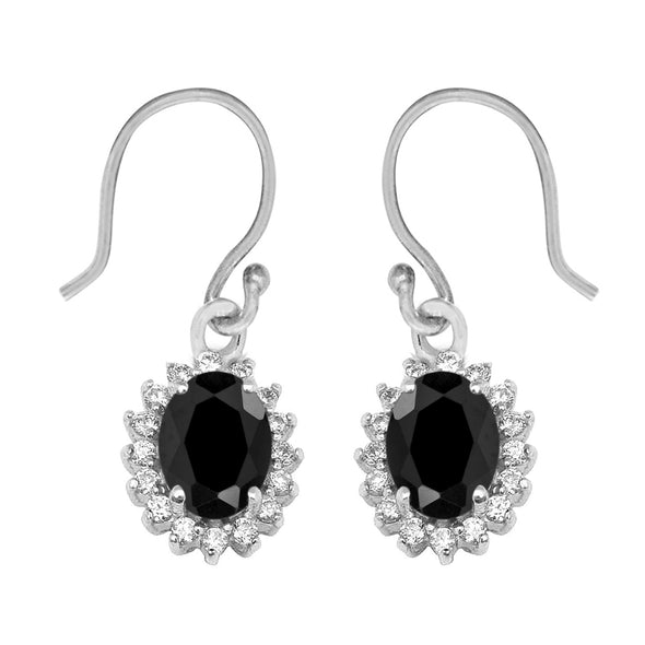 Cluster Oval Multi Choice Gemstone 925 Sterling Silver Earring