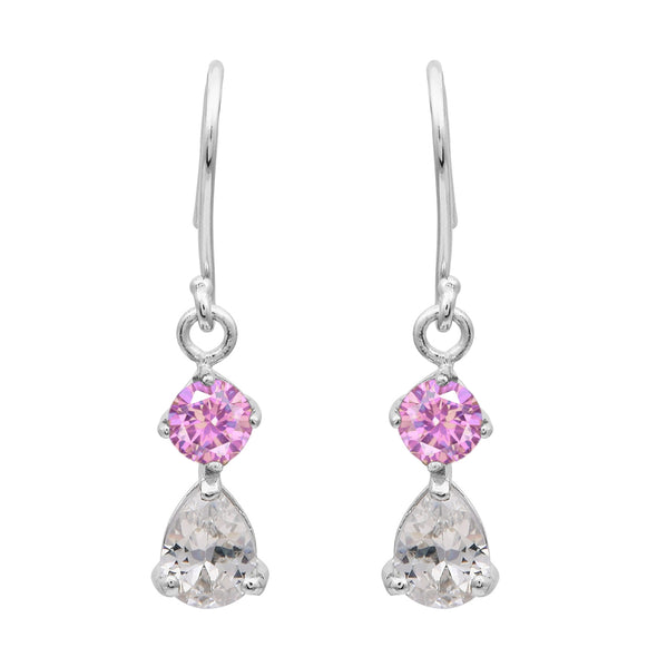 Pear & Round Multi Choice Gemstone 925 Sterling Silver Earring