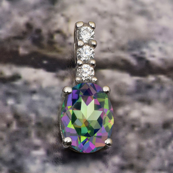 Christmas Gift Multi Choice Gemstone 925 Sterling Silver Pendant Jewelry