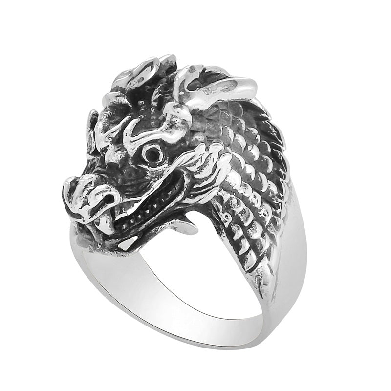 NAURANG FASHION'S Silver Dragon Ring Fully Adjustable Boho Ring Dragon  Jewelry Unisex Ring #Men's Biker Ring.