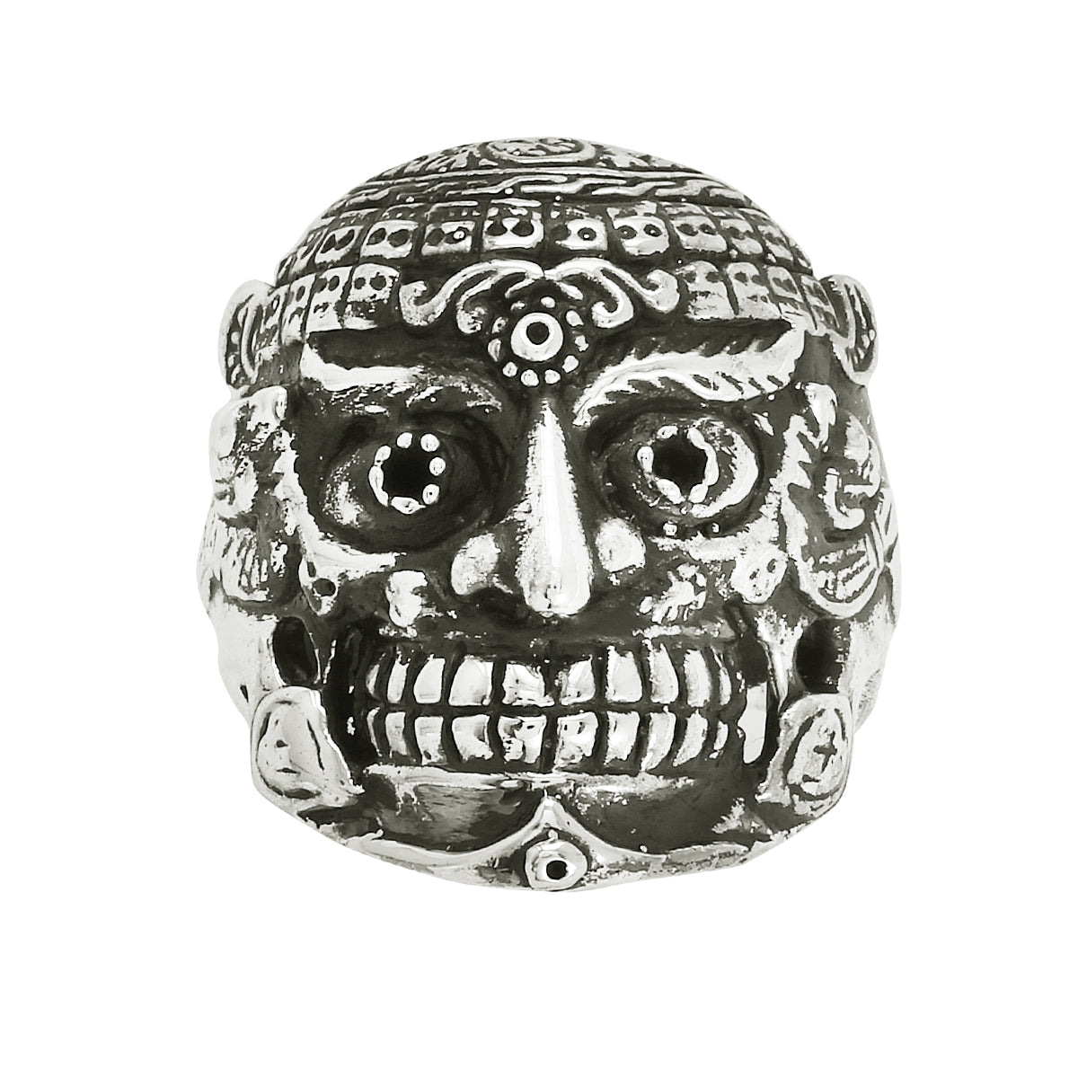 Anello teschio tibetano Kapala