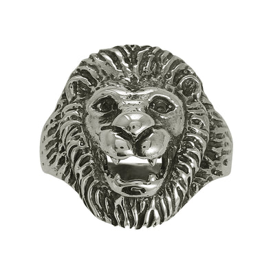 Thai Lion Head Warrior Ring