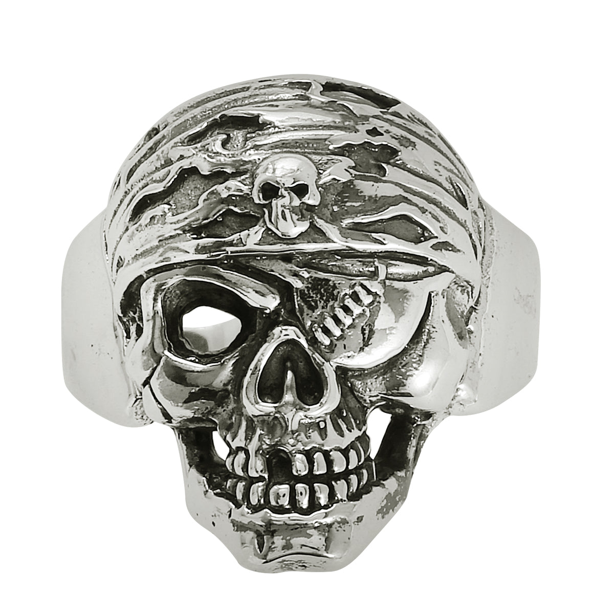 Anello teschio pirata