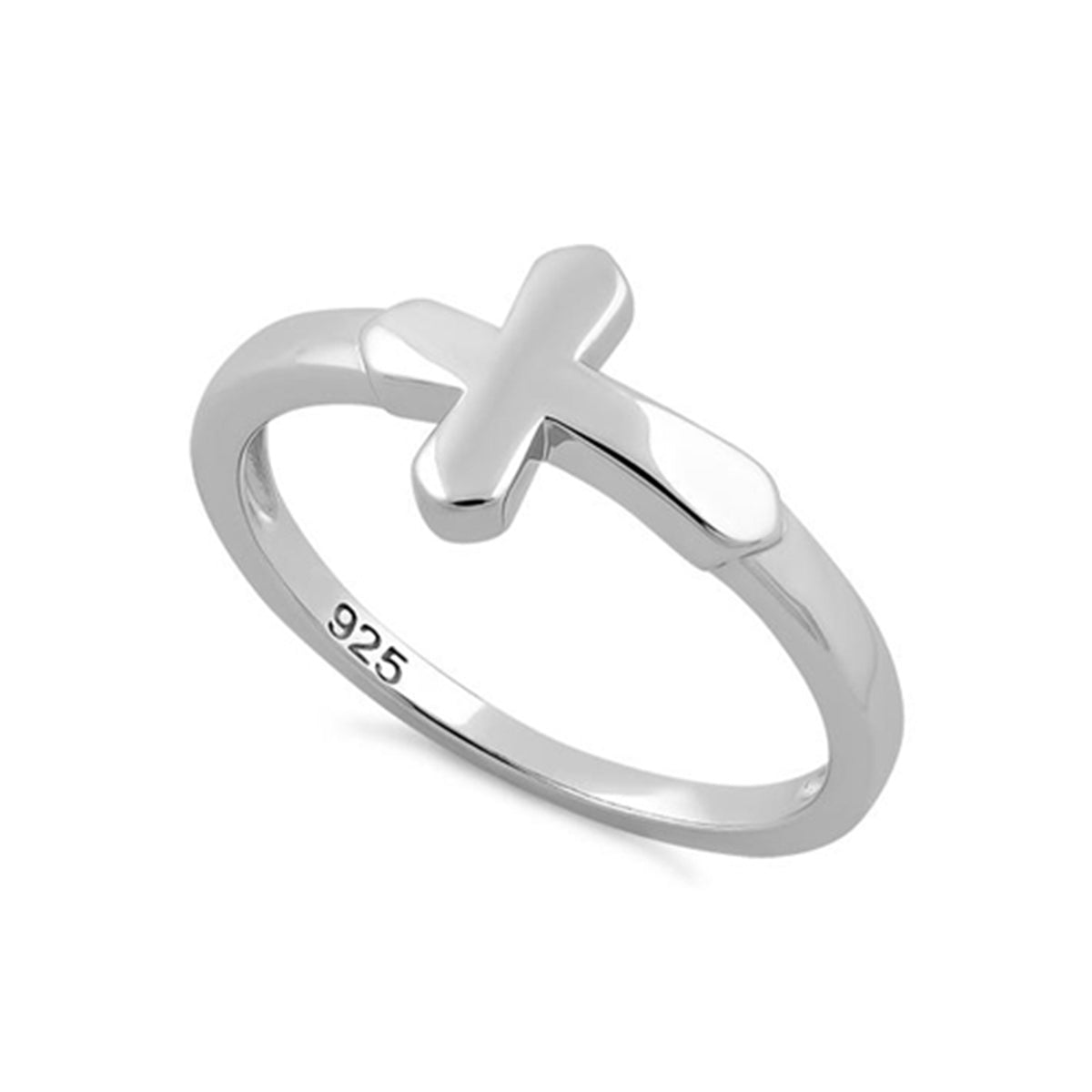 Buy Across Stainless Steel Cross Ring for Mens Womens Christian Jesus  Christ Lord Prayer Silver Online at desertcartINDIA