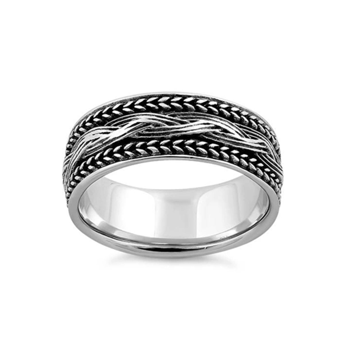 Buy quality 925 sterling silver oxidized fancy designer Big ring for ladies  in Ahmedabad