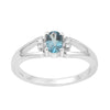 Swiss Blue Topaz ring