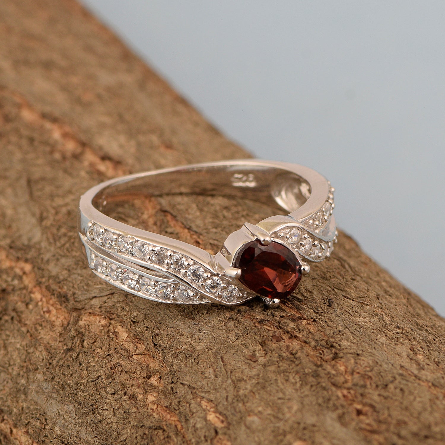 Garnet ring