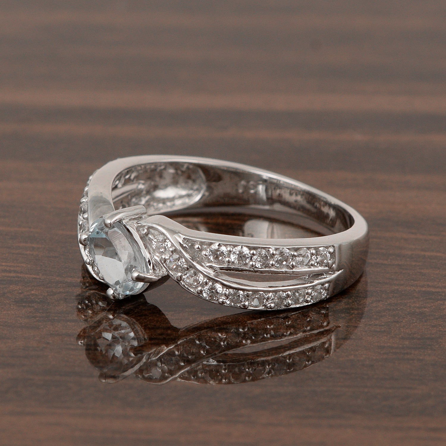 Swiss Blue Topaz ring