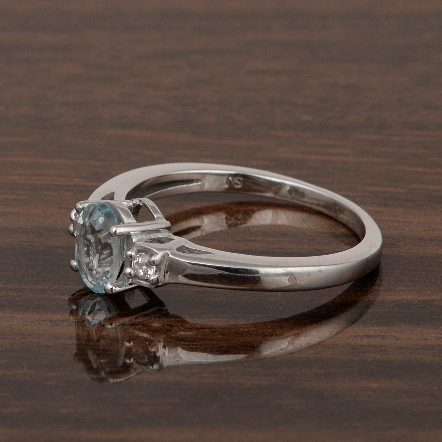 Swiss Blue Topaz ring