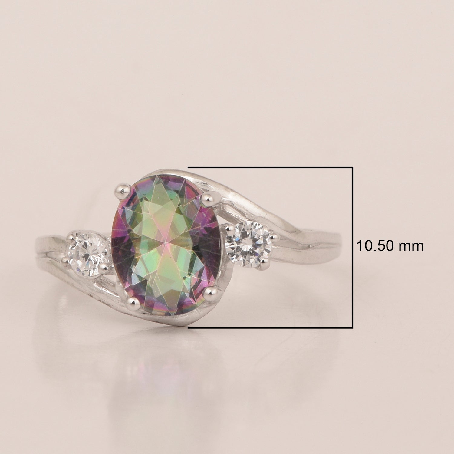 Mystic Topaz ring