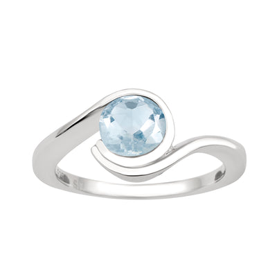 Swiss Blue Topaz ring