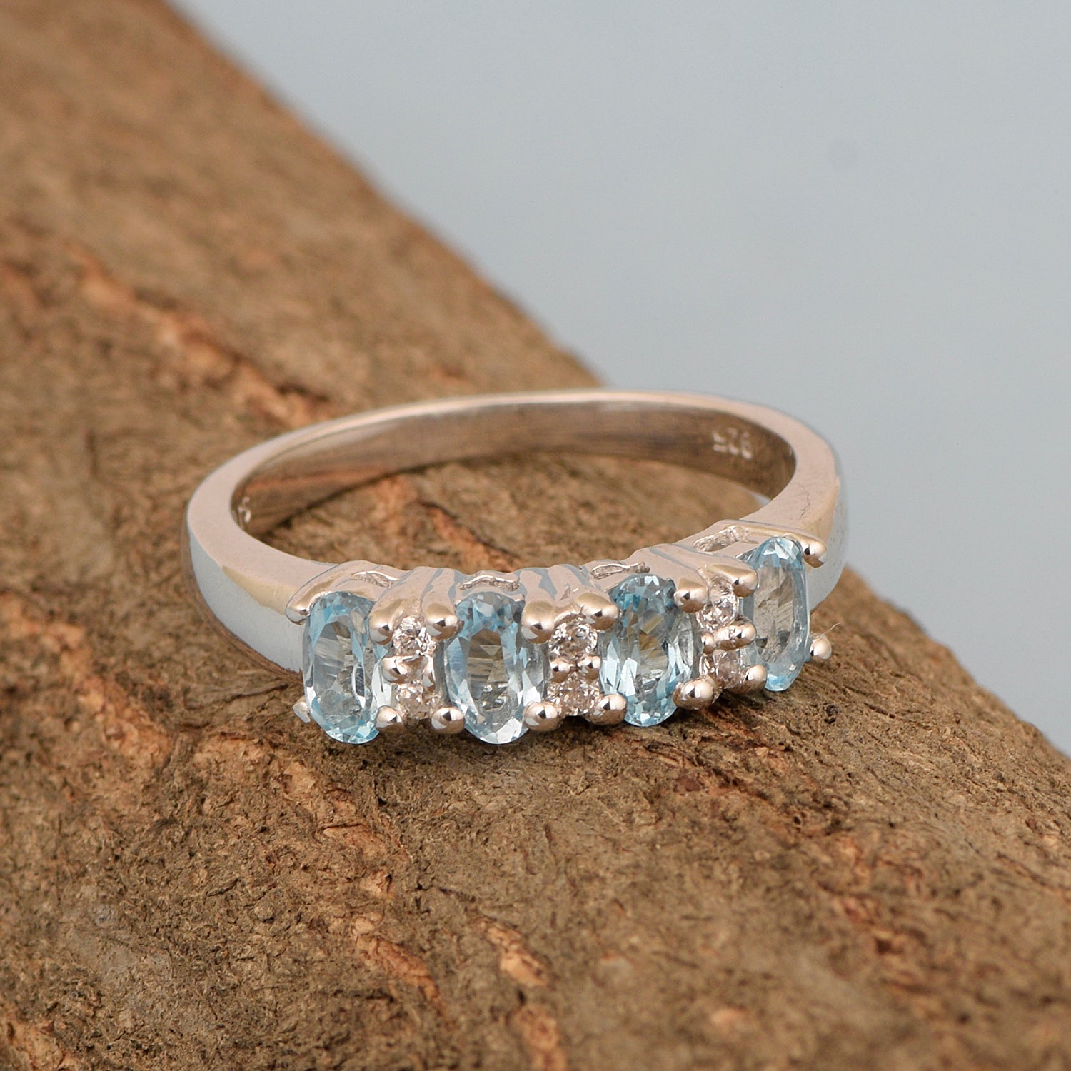 Swiss Blue Topaz ring
