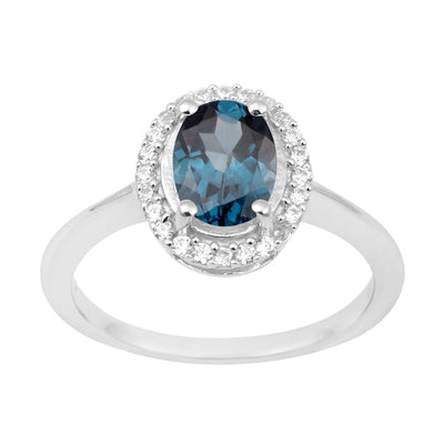 London Blue Topaz ring