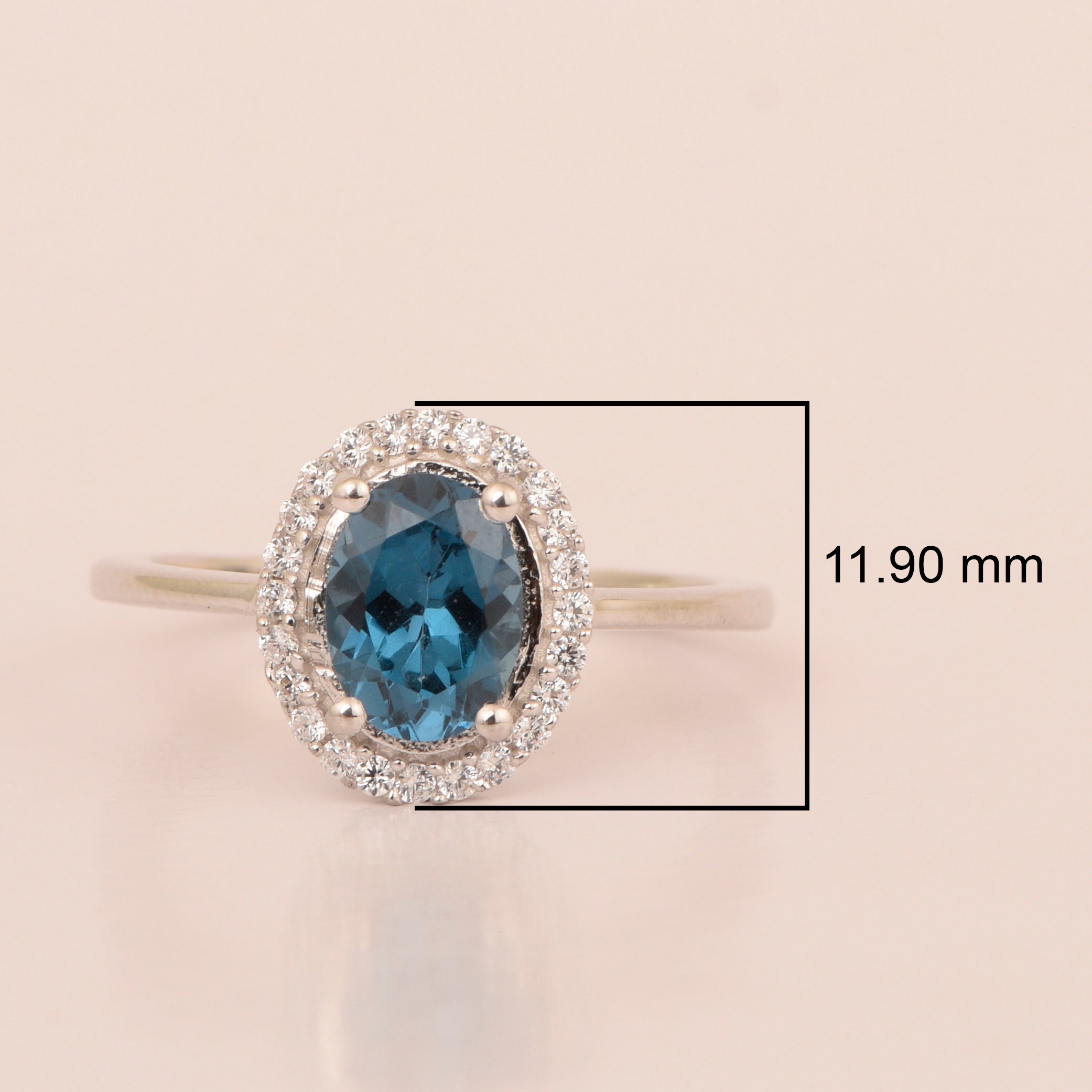 London Blue Topaz ring