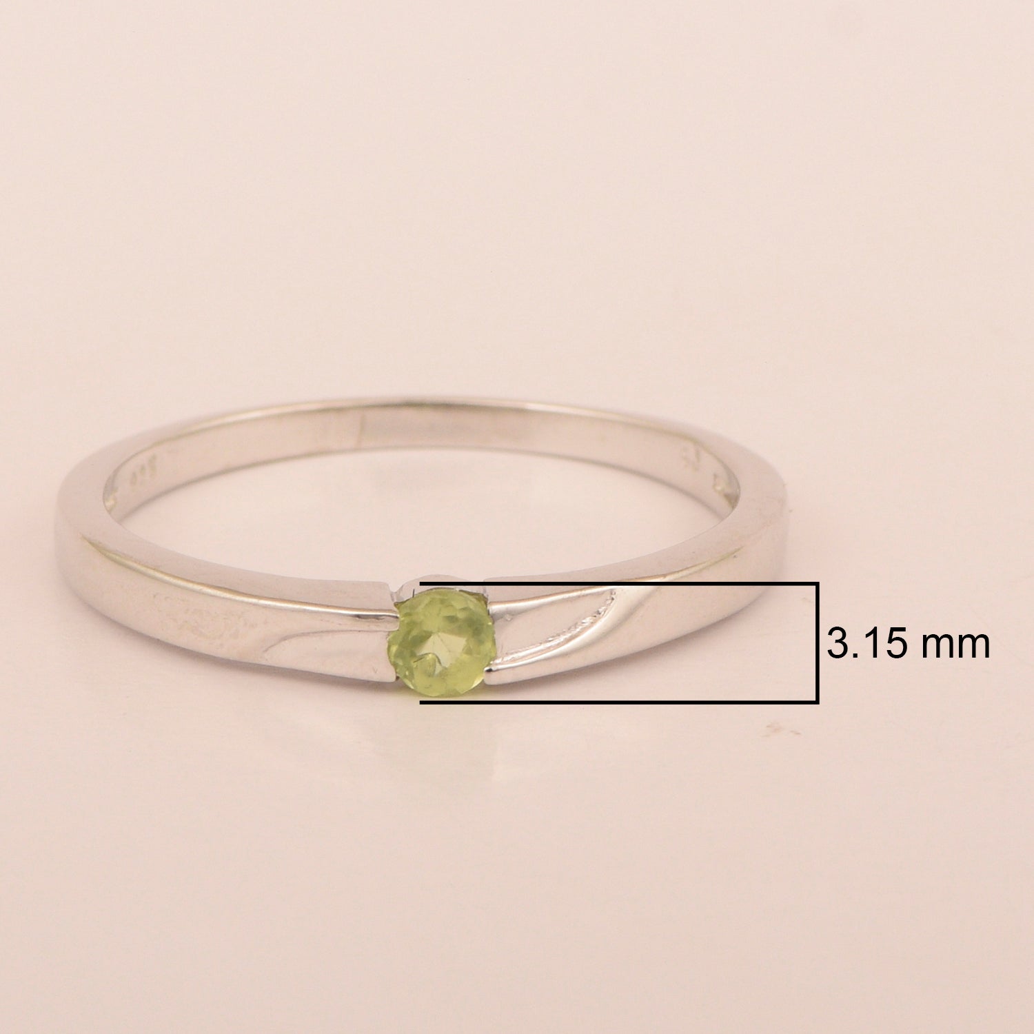 Peridot ring