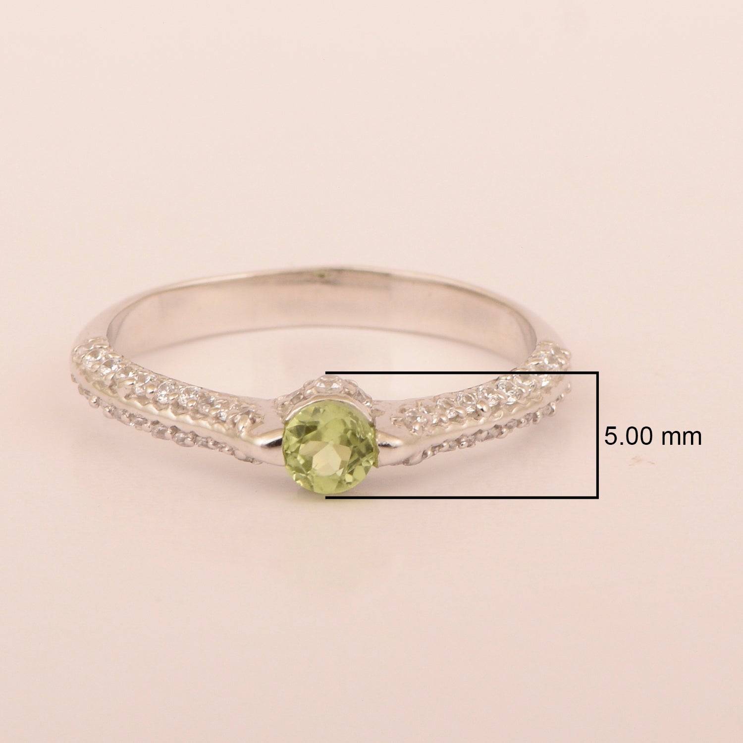 Peridot ring