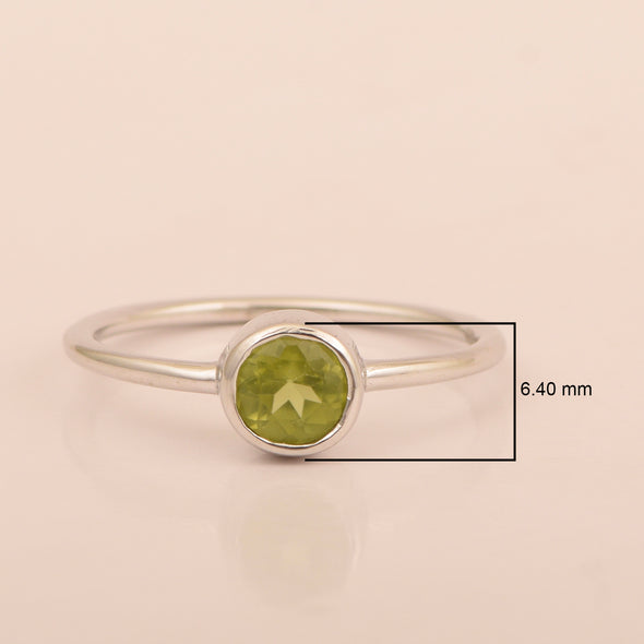 Peridot ring