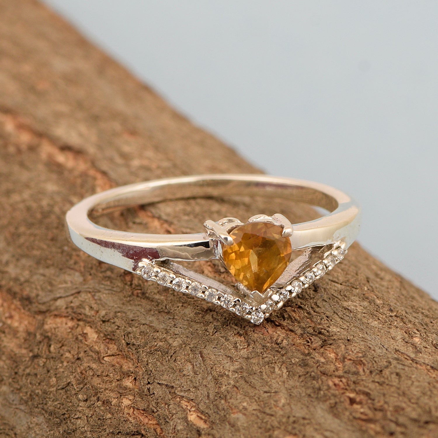 Citrine ring