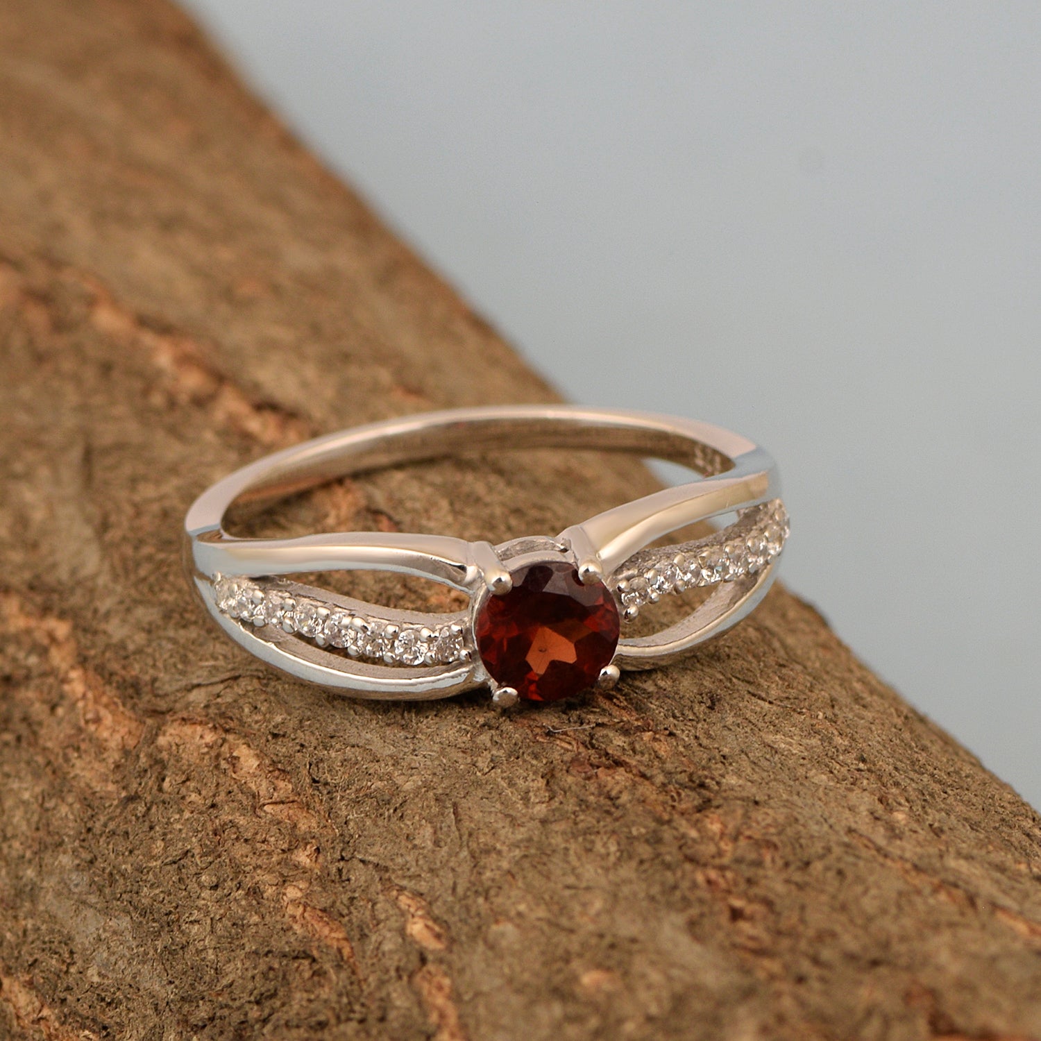 Garnet ring