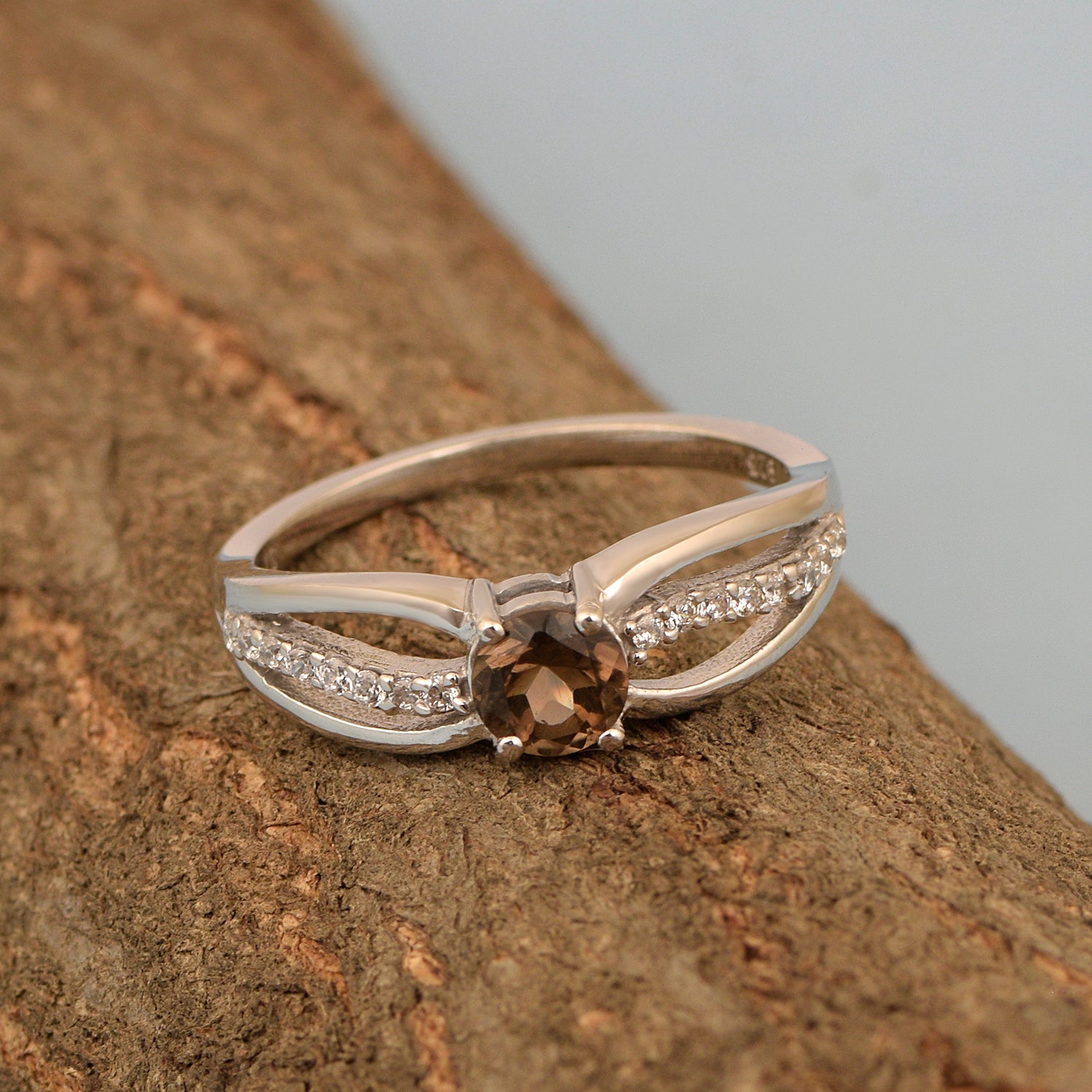 Smoky Quartz ring