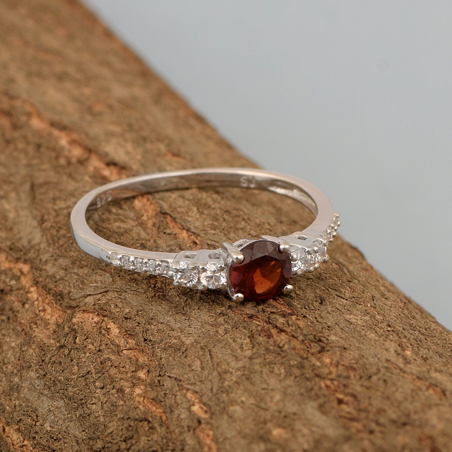 Garnet ring