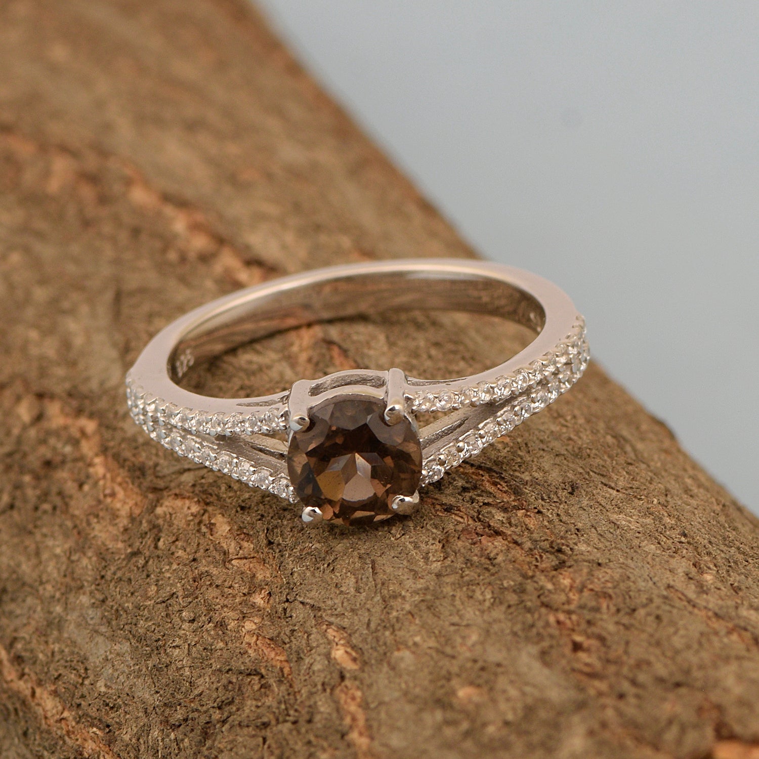 Smoky Quartz ring