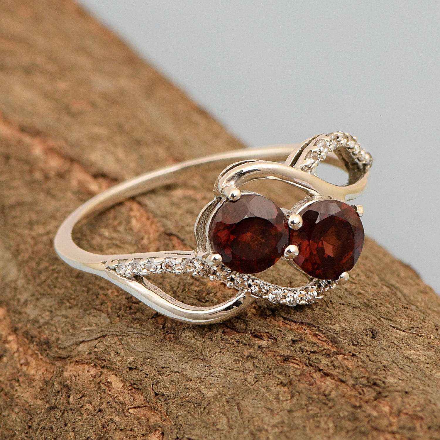 Garnet ring