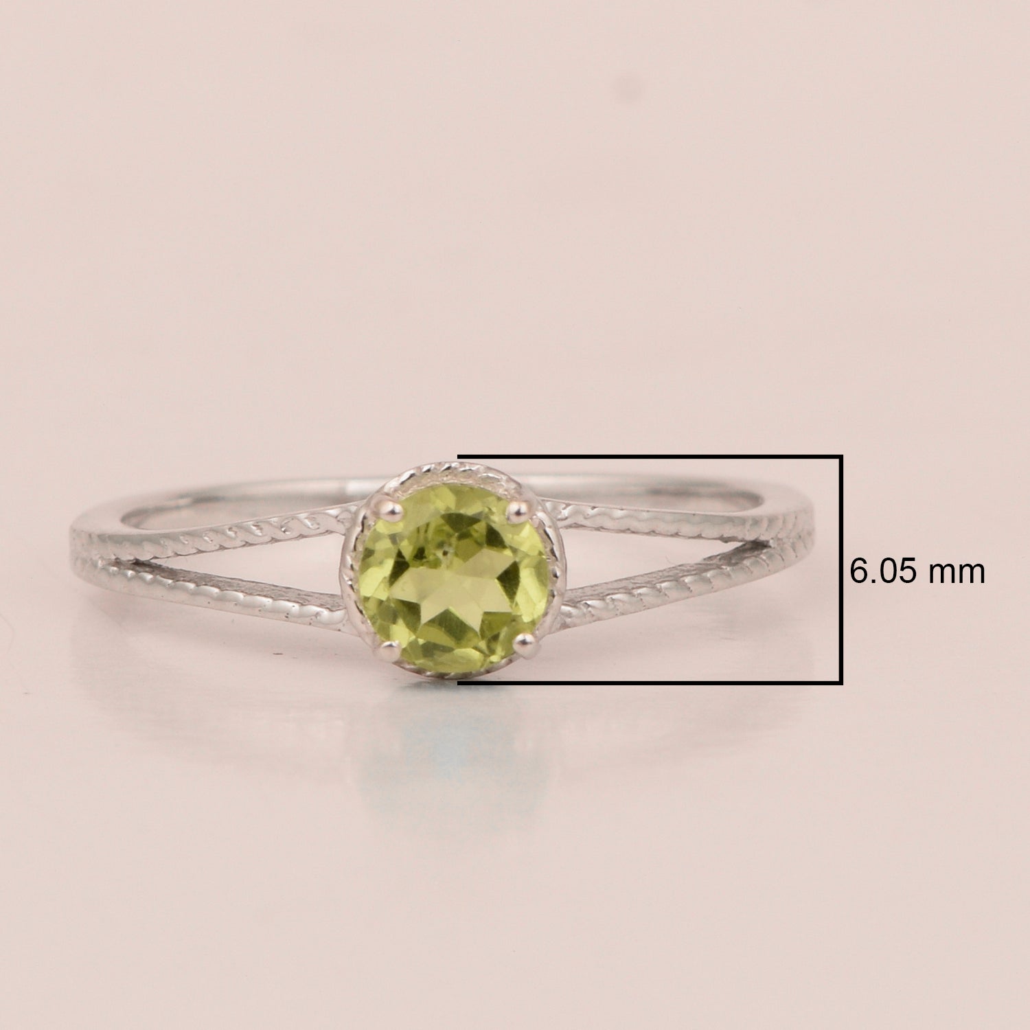 Peridot ring