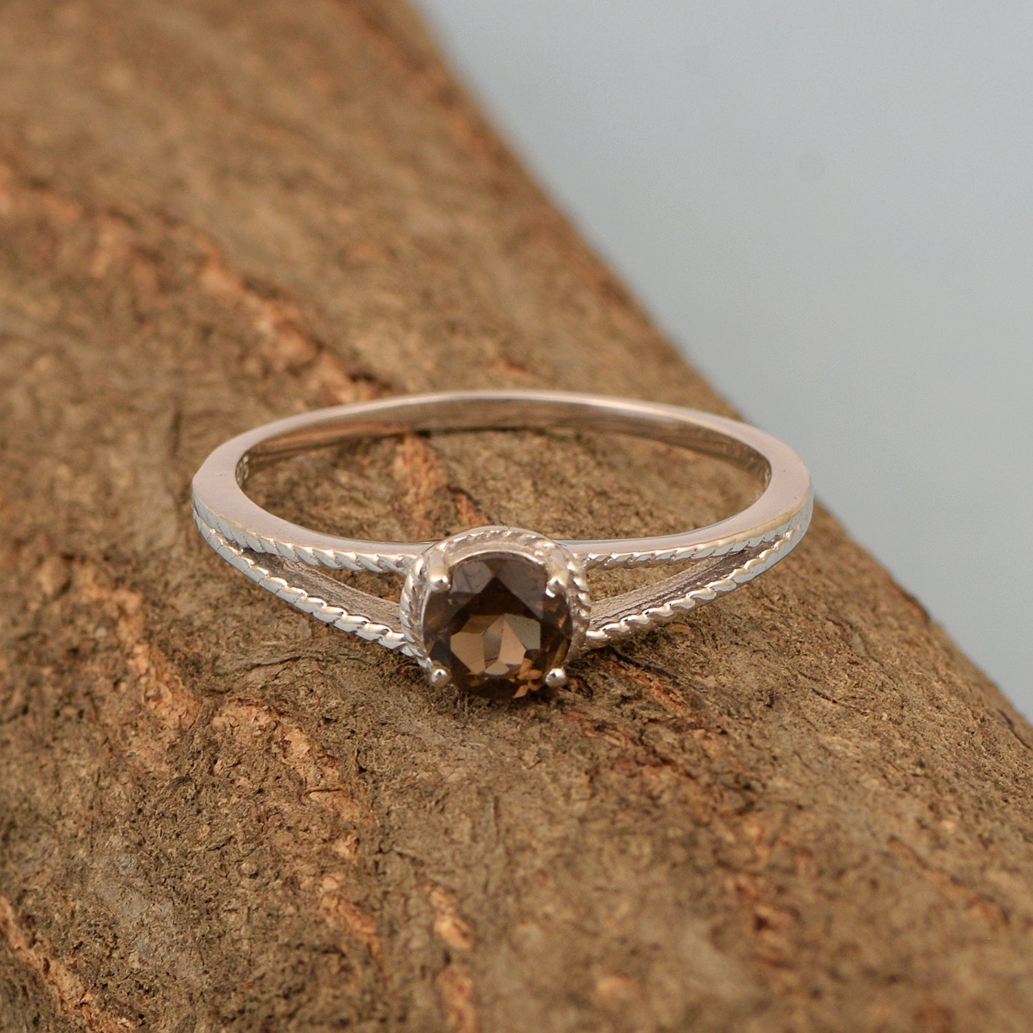 Smoky Quartz ring