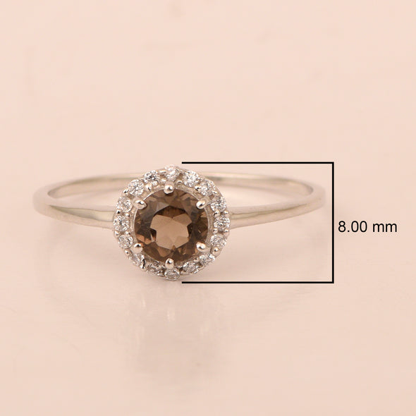 Smoky Quartz ring