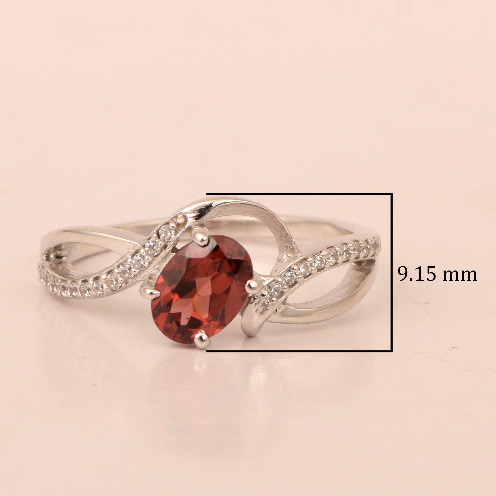 Garnet ring