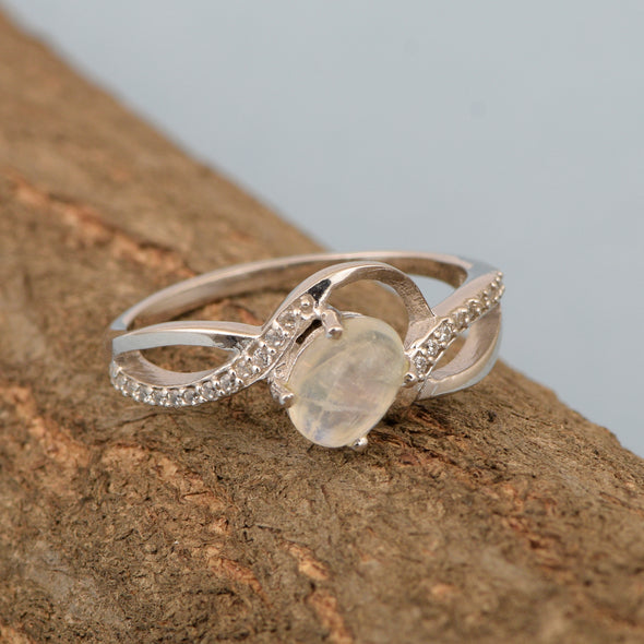 Moonstone ring