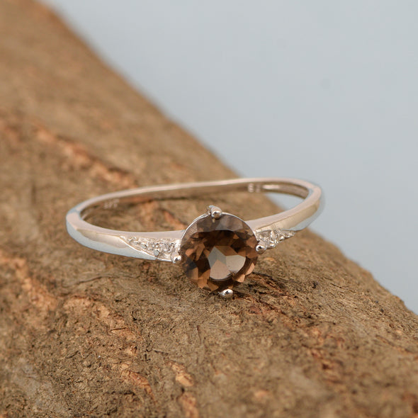 Smoky Quartz ring