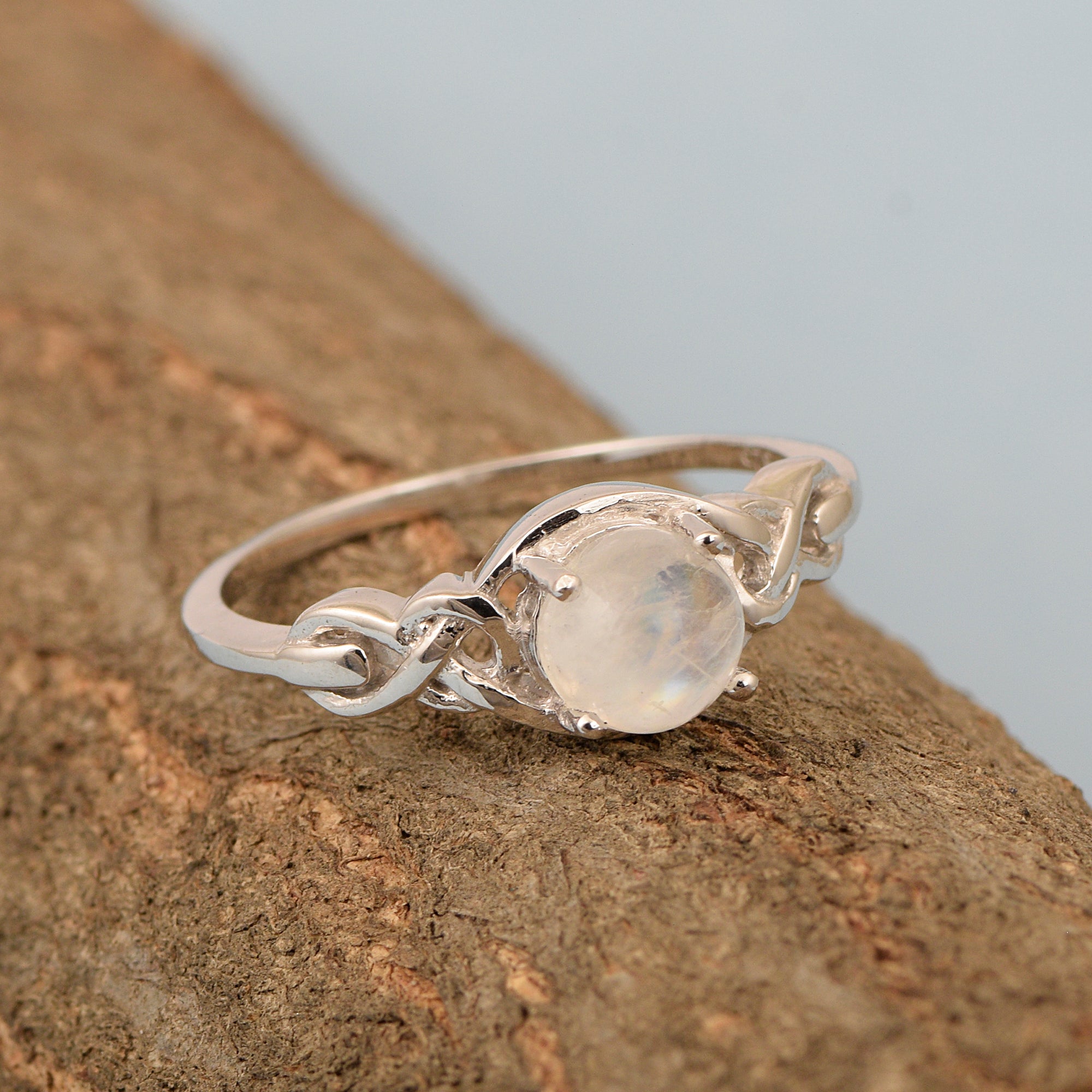 Moonstone ring